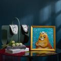 OHSOME RELIFE 3D Relief color painting series Large Portrait/Binge watching/Animal/Sunflower/Large Sky/Vase&Rose/Sea wave/Portrait/Irises/Pumpkin/Sunrise/Mother and Child. 