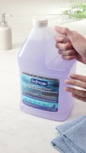 Softsoap Antibacterial Liquid Hand Soap Refill Refreshing Clean Moisturizing Hand Soap 1 GallonWhite