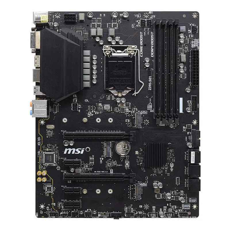 ARITB Used MSI Z390-S01 LGA 1151 With Intel Z390 DDR4 Dual M.2