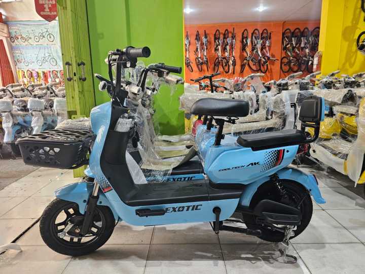 Sepeda Motor Listrik EXOTIC COOLTECH AK 500 Watt GARANSI RESMI
