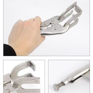 Multifunctional Power Pliers Utype Fixed Clip Butt Pipe Welding Pliers Pipe Tool