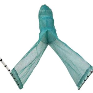 DSFSI Foldable Design Fishing Trap Net Foam Float Iron Chain Fishing Cage Outdoor Equipment 4 Size Catch Fish Net Lobster Fishing