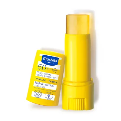 Mustela Very High Protection Sun Lotion for All Skin Types | Mustela High Protection Sun Stick SPF50 with Avocado Oil