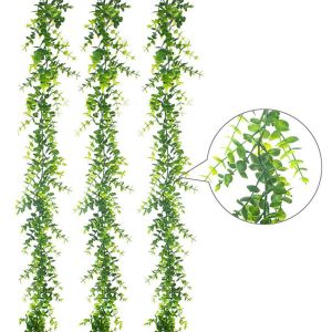 1.8Meter Daun Rambat Artificial Untuk Hiasan Pagar  Dekorasi Dinding Rumah Dinding Tembok Bunga Taman Cafe