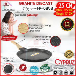 Pizza pan 24cm granite cypruz FP-0858 / wajan antk lengket