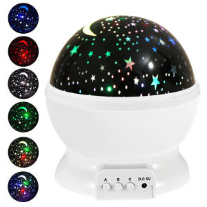 Starry Sky Light Projector Dreamy Rotating Romantic Starry Sky Atmosphere led Childrens Night Light Christmas