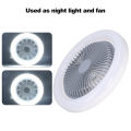 Ceiling Fan And Light 2 In1 With Remote Control Small Mini Ceiling Fan Semi Flush Mount For House. 