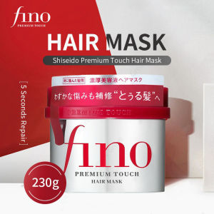 Fino Premium Touch Hair Mask 230g repairs strengthens and smoothens the hair while giving it a glossy look that helps to retain the hair colour for longer