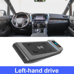 For Toyota Vellfire agh30 Alphard 2015-2022 QI Car Wireless Charger 15W Fast charging Phone Holder ,Center console phone fast wireless charging panel Interior Modification Accessories