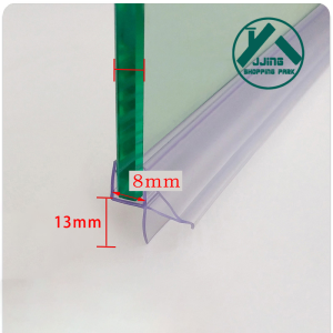 Glass Door Weatherstrip Bath Shower Screen Door Seal Strip 8 to 10mm Seal Gap Window Door Weatherstrip Hardware