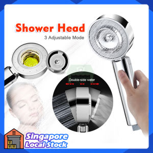 Double-Sided Shower Head 1.5m Bath Hose Handheld ABS Chrome Booster Powerful Pressure with Spray Massage Water Spa Auto Shampoo Head and Hose