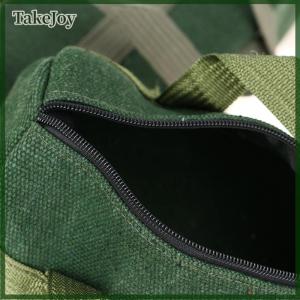 TakeJoy 1pcs Durable Thicker Canvas Tool Pouch for Electrical Tool Storage Organizer Bag