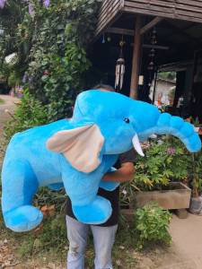 ช้าง ตุ๊กตาช้าง พี่ช้างตัวโต ขนาด 100 เซนติเมตร มี 3 สี ผ้าเกรดพรีเมี่ยม ขนนุ่มมากกกก พร้อมส่ง ผลิตในไทย