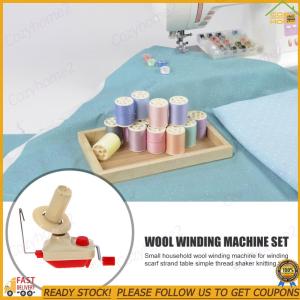 [Cozyhome2] Portable Handheld Yarn Winder for DIY Knitting and Crocheting Easy to Use Manual String Winder in Durable Material