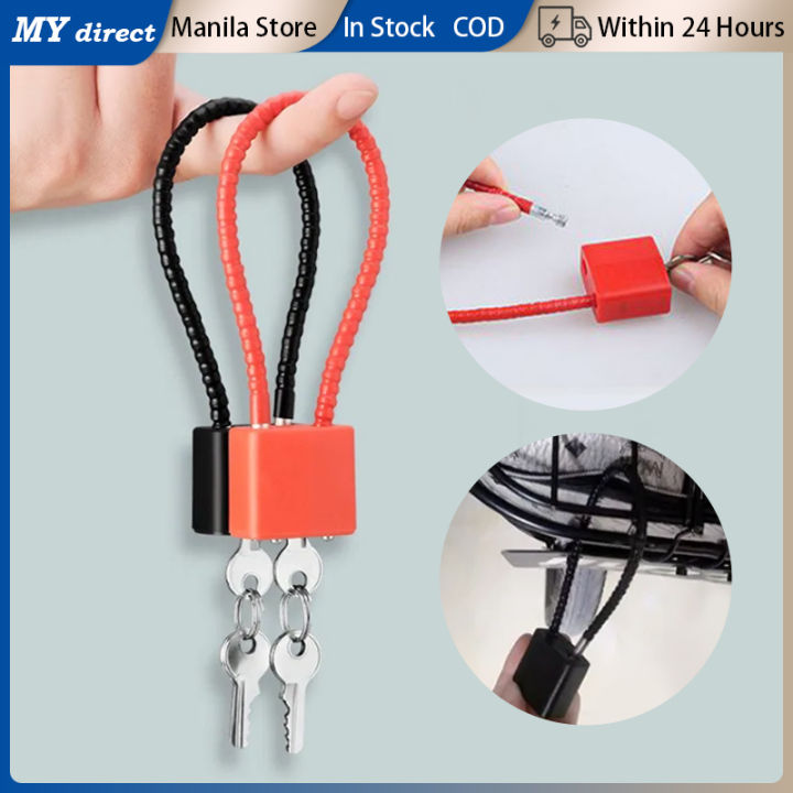 Multifunction Steel Wire Padlock Safety Lock Dormitory Luggage