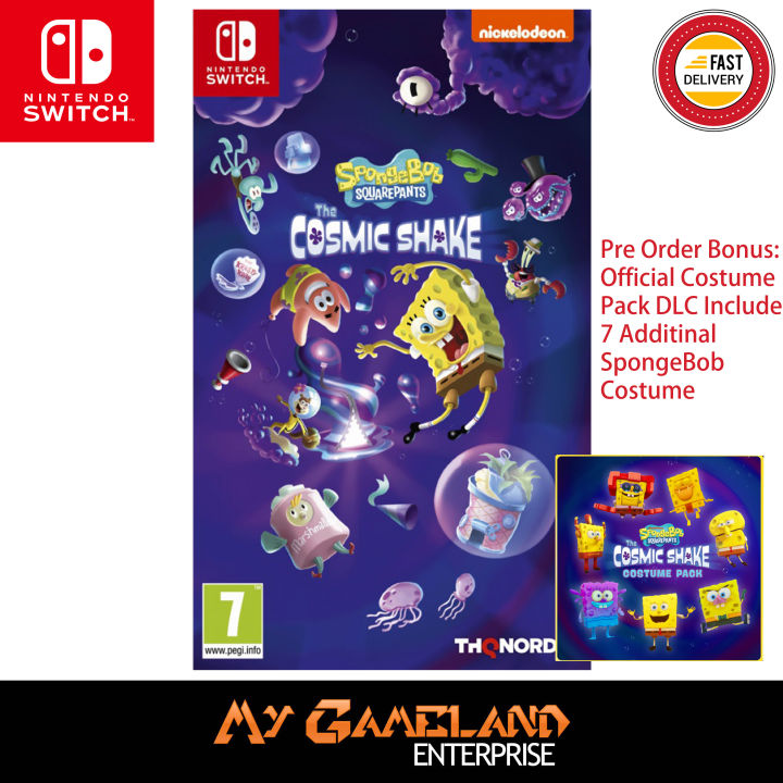 Nintendo Switch SpongeBob SquarePants The Cosmic Shake (English/Chinese ...