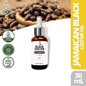 Eco Premium Jamaican Black Castor Oil for Hair Growth and Skin Conditioning 100% Pure Cold Pressed