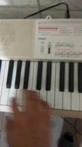 đàn organ casio Lk-111 phím hộp sáng đèn.Nhật bãi
