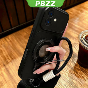 PBZZ Case for OPPO a3x A5i a40 a40m a20 4g a3 pro 5g 2024 phone casing Softcase shockproof Cover new design aesthetic cute purple lanyard with Magnetic holder for girls KNDZJ3