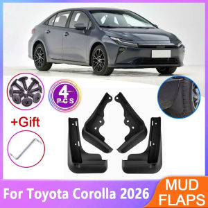 For Toyota Corolla 2026 MK12 12th E210 Facelift Wheel Anti-splash Fender Mud Flap Guard Front Rear Mudguard Mudflaps Tools 4PCS