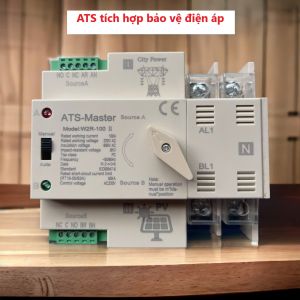 Chuyển nguồn tự động ATS 2P 100A Master  - Cầu dao đảo chiều tích hợp mạch bảo vệ điện áp