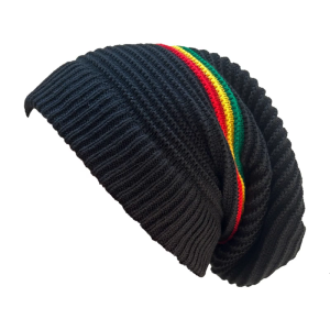 Knitted Beanies Hat Reggae Music Lover for School Teens Hat Multicolored Skull Hat for Reggae Enthusiasts