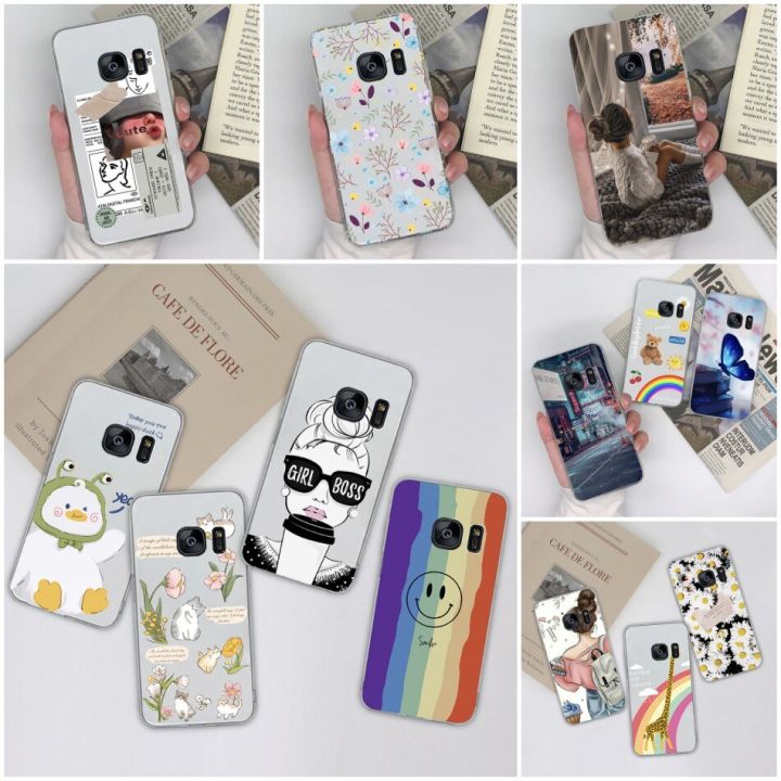 Case For Samsung Galaxy S7 edge S7edge Fashion Matte Cute bear Cat