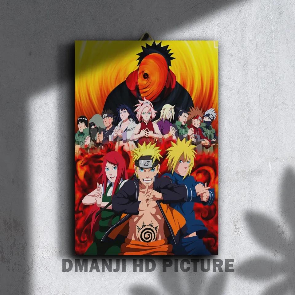 101-133 HIASAN DINDING NARUTO / BORUTO / 20x30 / POSTER KAYU ANIME NARUTO  SHIPPUDEN / POSTER KAYU NARUTO HOKAGE /