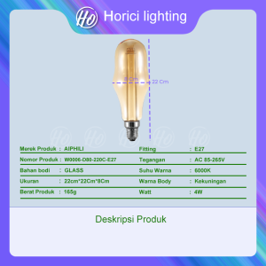 [COD|Ready Stock] Lampu Led 3W/4W Filamen Edison D80 Dg125 P130 P180 Djz Filament Led Bulb Lampu Cafe Dekorasi Lampu Gantung