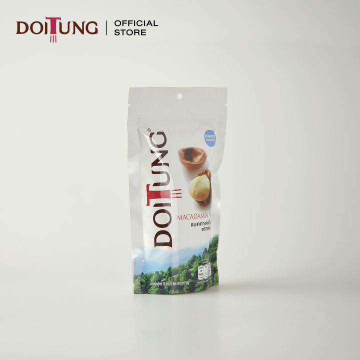 DoiTung Macadamia Nuts Seaweed (50 g.) ถั่ว แมคคาเดเมีย รสสาหร่าย ดอย ...