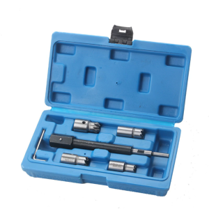 Car Pack Of 6 Corrosion Resistant Steel Fuels Injector Nozzle Seat Reamer Cleaning Tool For Precise Engine Maintenance