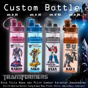 BOTOL CUSTOM MOTIF TRANSFORMER 700 ml