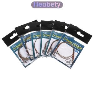 Heabety  Dây thép 2 cái bộ dây titan chống cắn với dây câu cá phía trước