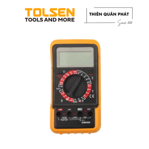 Đồng hồ đo điện vạn năng Tolsen 38031 màn hình LCD lớn bảo vệ quá tải báo pin yếu