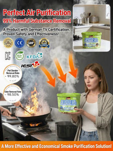 Little Green Box Magic Suction Box High-Efficiency Electrostatic Adsorption Adsorbs Odors from Cigarettes Cooking Fumes All-Purpose Vacuum Cleaner Box Super Suction Air Purifier 99.9% Sterilization Air Dust Removal Box Freshens Air