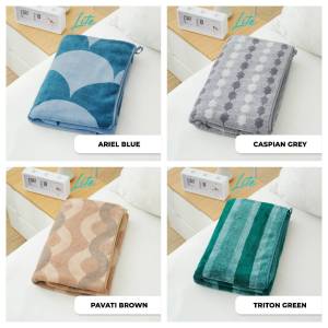 Kintakun Handuk Mandi Lite Coral Fleece Dewasa Bath Towel 70x140 Cm