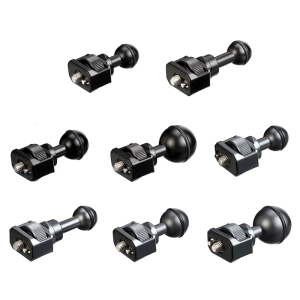 Compactly 1/4 Screw Thread Ballhead Adapters for Video Recording Navigation with Quality Materials Construction Ballhead