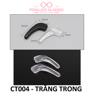 [1 Cặp] Cài Tai Silicone Cố Định Chống Tuột Rơi Kính Tiện Dụng Vận Động Chơi Thể Thao