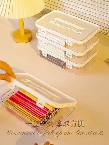 StackMate Stationery Storage Box Portable Stackable Storage Organizer Box with Handle (Dear J)