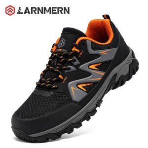 LARNMERN Sepatu Safety Sneakers Sporty Ujung Besi Anti Slip Anti Smashing