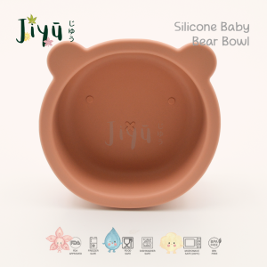 JIYU [JB-007] Silicone Baby Bear Bowl  / Mangkok Silikon Bayi Beruang BPA FREE