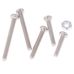 QUANSEN 10pcs M2x10 M2x12 M2x14 M2x18 M2x20mm Stainless Steel Cross Head Disc Head Machine Tooth Screw RC Parts