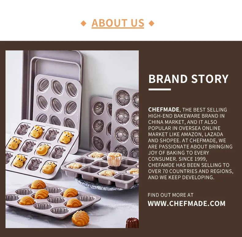 CHEFMADE Cinnamoroll 6Inch Round Cake Pan Removable Chiffon Cake