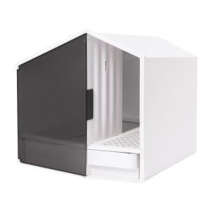 Furrytail GlOW HOUSE CAT LITTER BOX กล่องครอกแมว บ้านแมว บ้านสัตว์เลี้ยง กล่องกครอกแมว รูปบ้าน