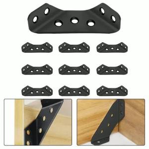 LDIES Support Angle Corner Bracket 4/10pcs Accessories Furniture Kitchen Cabinets Parts Shelves Stainless Steel Practical N2K8R