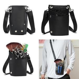 Hair Scissor Bag Clips Comb Case Hairdressing Barber Holsters Bags Holder Tool Salon Waist Pack Belt PU Leather Bag