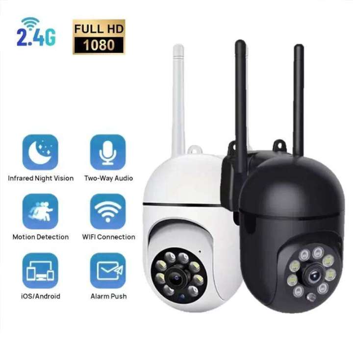 2MP Wireless Security Surveillance PTZ Camera Wifi IP Outdoor 5X Zoom ...