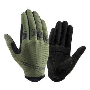 ROCKBROS Cycling Gloves Breathable Touch Screen Riding Full-finger Gloves Shockproof Anti-slip Elatic MTB Road Bike Gloves