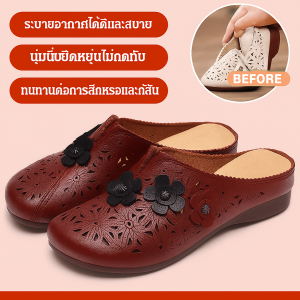 ใส่รองเท้าแตะครึ่งตัวนอก รองเท้าลําลองผู้หญิงฤดูร้อน