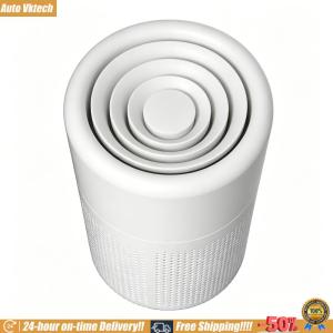 [Auto Vktech] Small Air Purifier 37dB Odor Remover with USB Operation and HEPA Filter for Desktop Office Kitchen